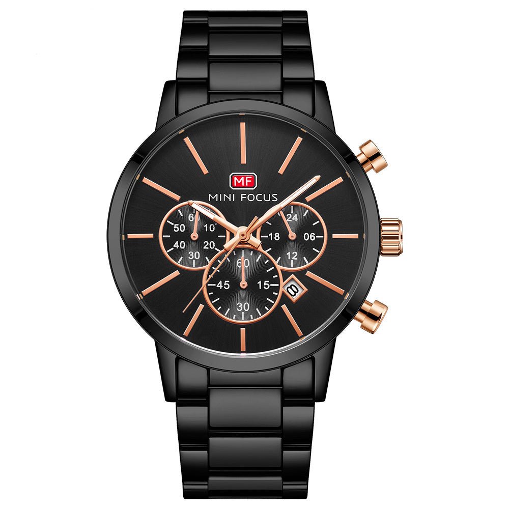 Business Men's Multi - Function Waterproof Quartz Watch - Weriion