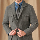 Business Safari Jacket For Men - Weriion