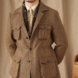 Business Safari Jacket For Men - Weriion