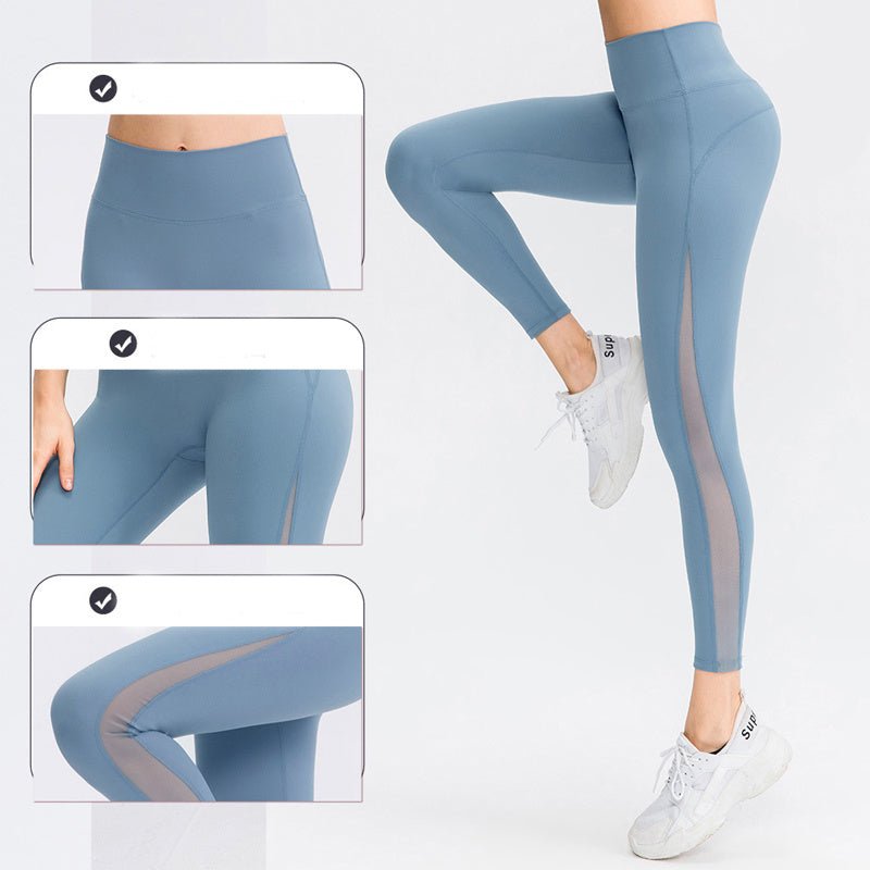 Butt Lifting Workout Leggings Tights For Women Seamless High Waisted Yoga Pants - Weriion