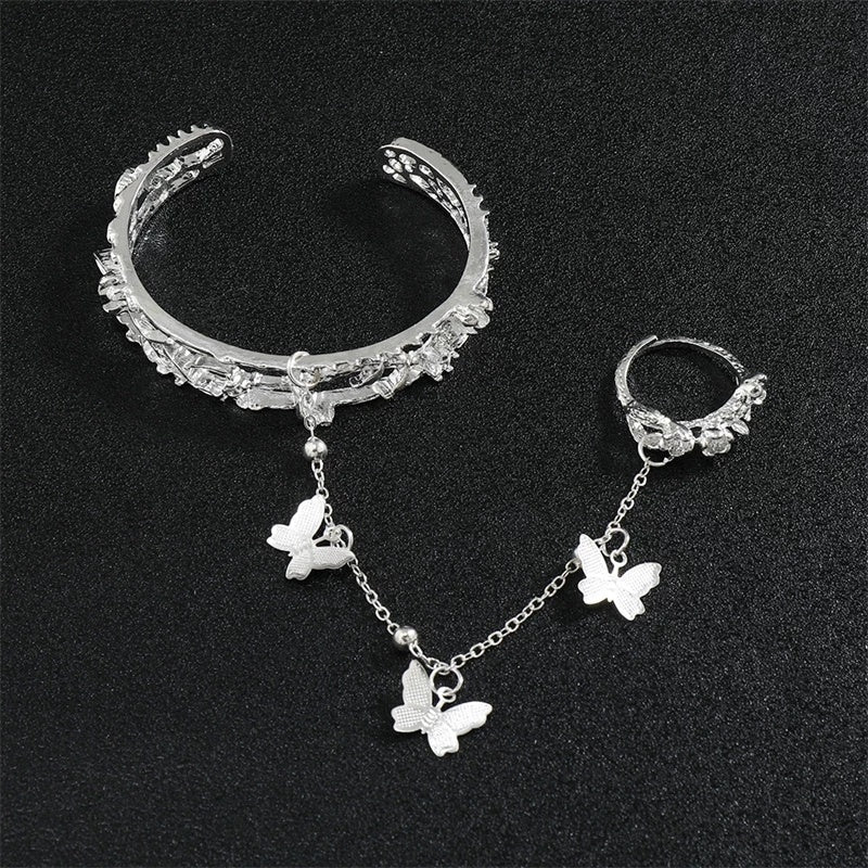 Butterfly Hollow Out Bracelet For Women - Weriion