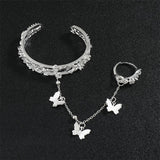 Butterfly Hollow Out Bracelet For Women - Weriion