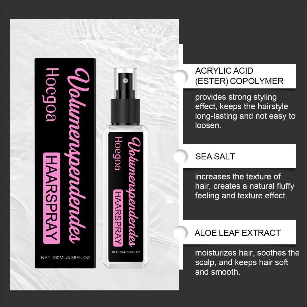 Hair Fixasture Styling Sea Salt Spray For Fluffy Shining And Healthy Hair