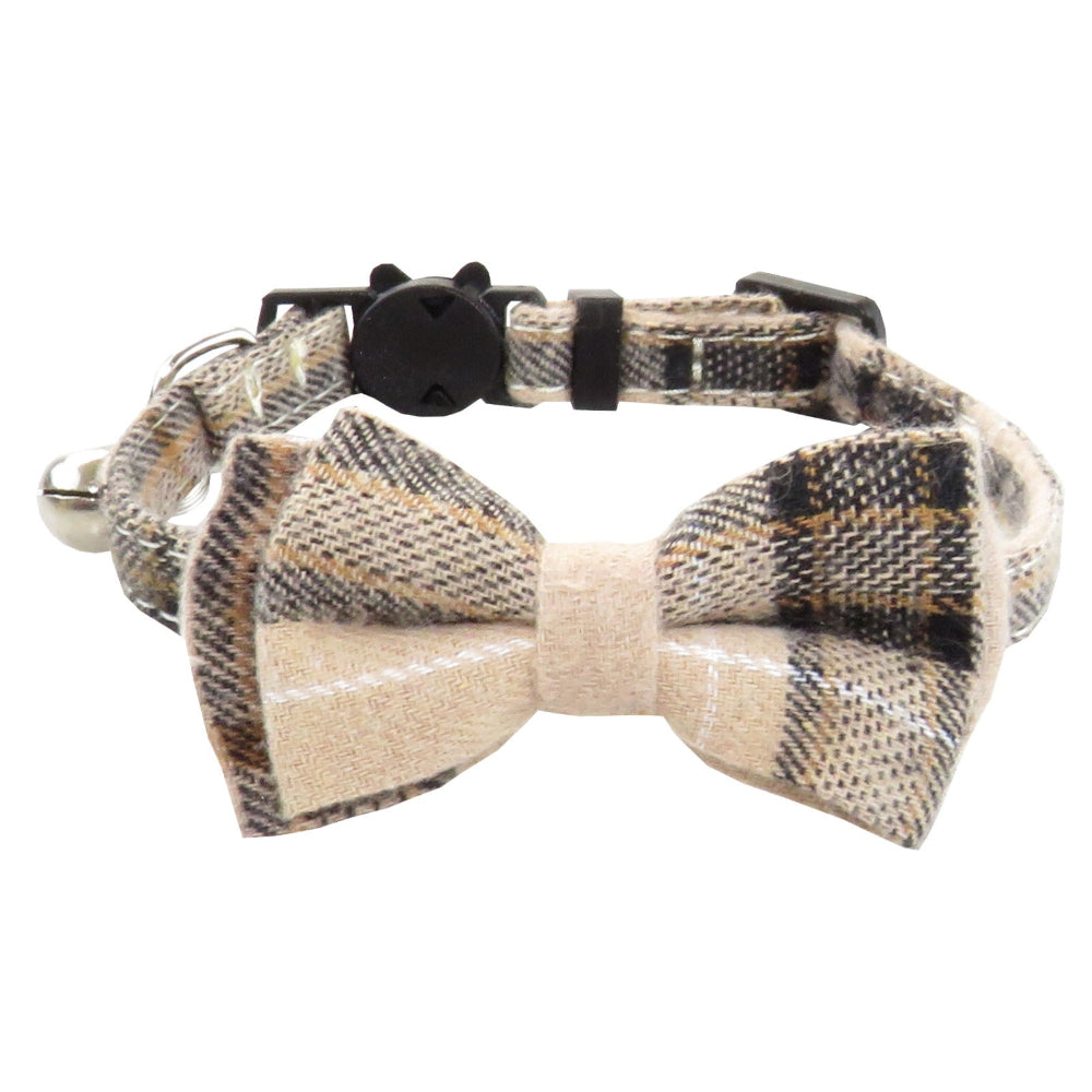 Adjustable Bow Tie Pet Collar For Cats And Dogs