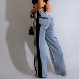 Women's Fashionable High Waist Jeans Pants