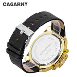 Cagarny Men's Sports Watch With Leather Strap - Weriion