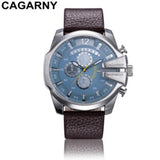 Cagarny Men's Sports Watch With Leather Strap - Weriion