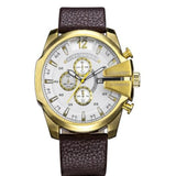 Cagarny Men's Sports Watch With Leather Strap - Weriion