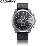 Cagarny Men's Sports Watch With Leather Strap - Weriion