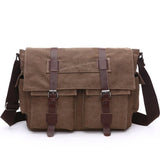 Canvas Men's Crossbody Shoulder Bag - Weriion