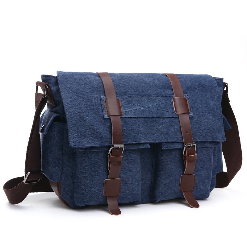 Canvas Men's Crossbody Shoulder Bag - Weriion