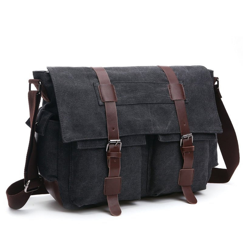 Canvas Men's Crossbody Shoulder Bag - Weriion