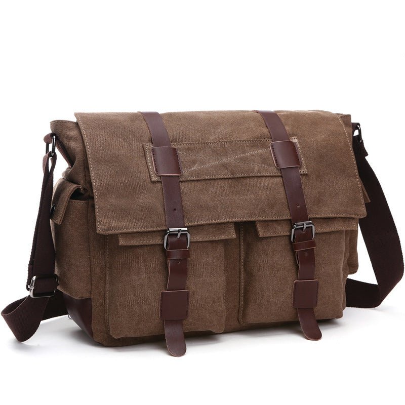 Canvas Men's Crossbody Shoulder Bag - Weriion