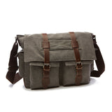 Canvas Men's Crossbody Shoulder Bag - Weriion