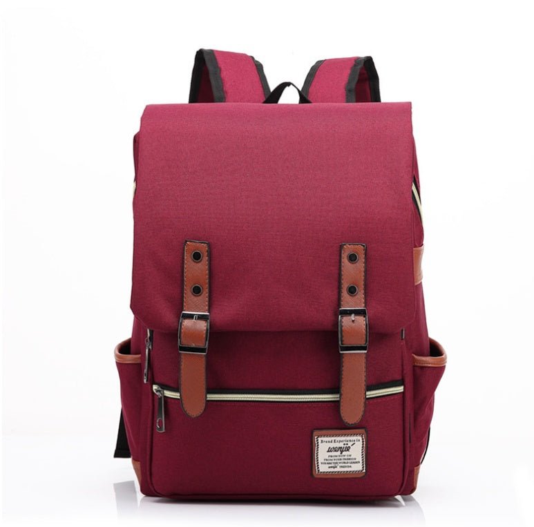 Canvas Unisex School Work Backpack - Weriion