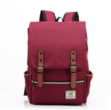 Canvas Unisex School Work Backpack - Weriion