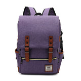 Canvas Unisex School Work Backpack - Weriion