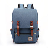 Canvas Unisex School Work Backpack - Weriion