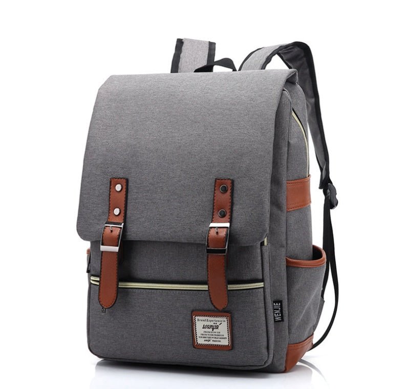 Canvas Unisex School Work Backpack - Weriion