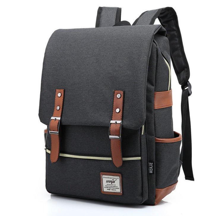 Canvas Unisex School Work Backpack - Weriion