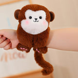 Cartoon Creative Snap Loop Wrist Attachable Plush Toys - Weriion