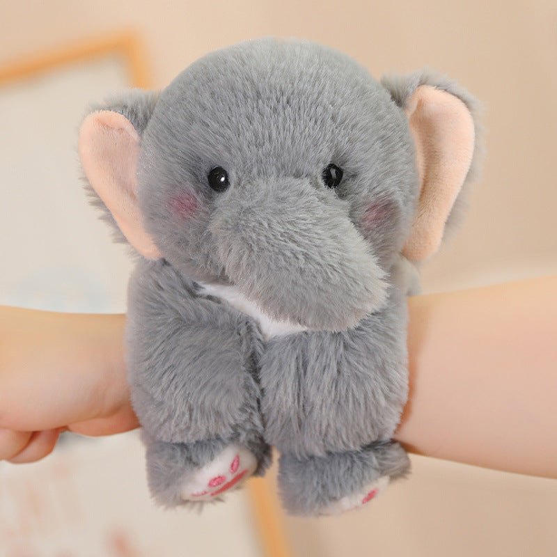 Cartoon Creative Snap Loop Wrist Attachable Plush Toys - Weriion