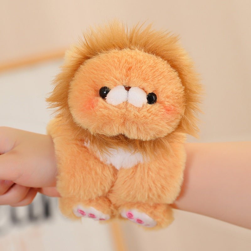 Cartoon Creative Snap Loop Wrist Attachable Plush Toys - Weriion