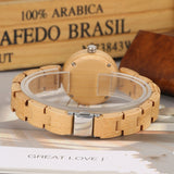 Casual Bamboo Wood Watch For Women - Weriion