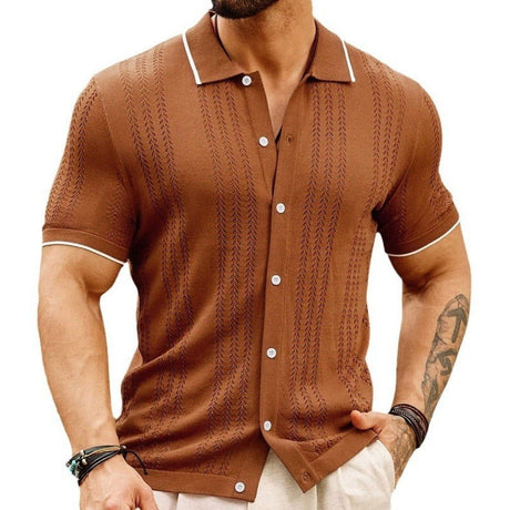 Casual Elegant Men's Polo Shirt - Weriion