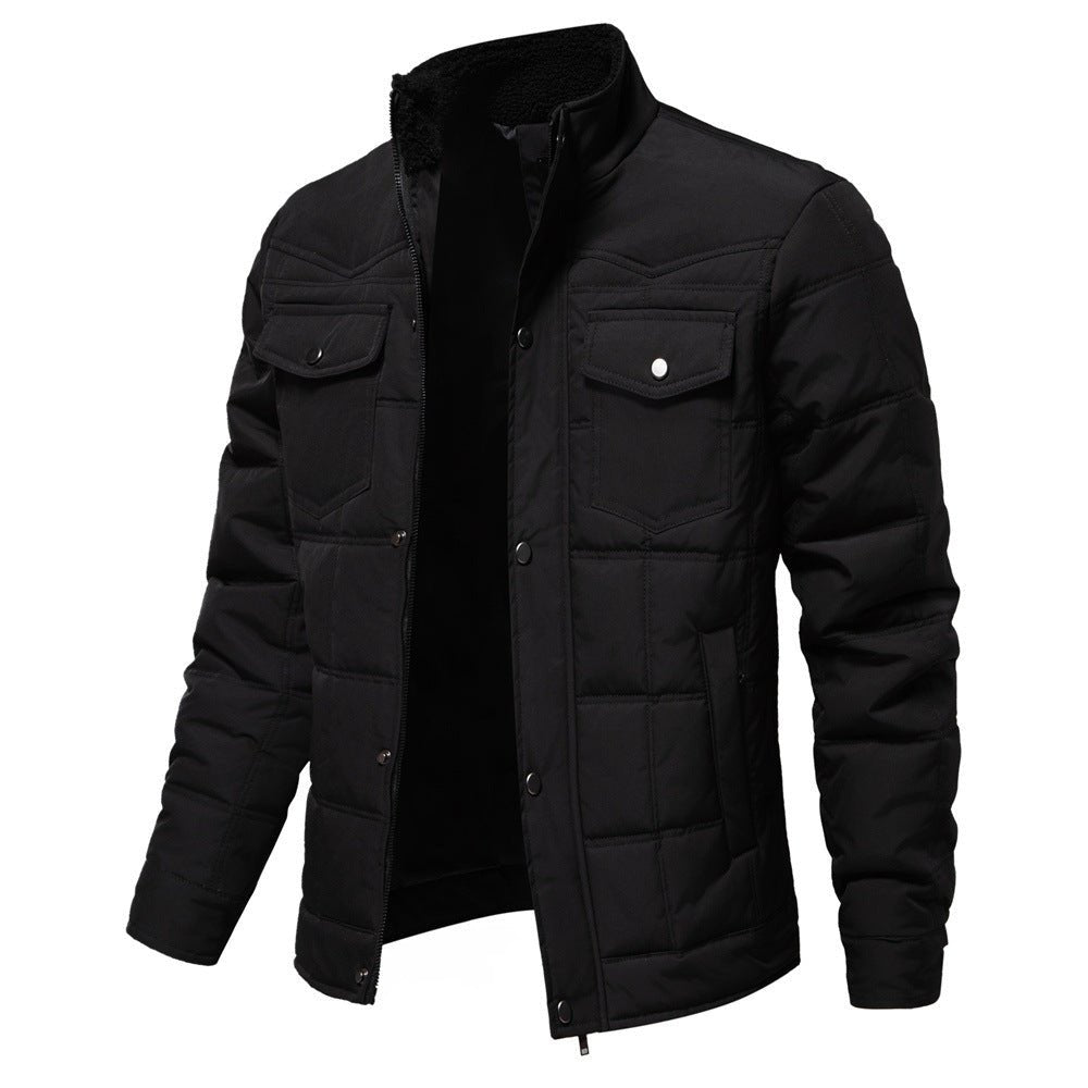 Casual Fashionable Stand Collar Coat Men's Jacket - Weriion