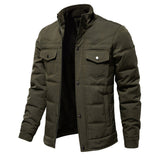 Casual Fashionable Stand Collar Coat Men's Jacket - Weriion