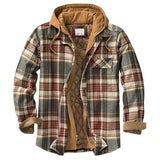 Casual Hooded Double Breasted Men's Winter Autumn Jacket - Weriion