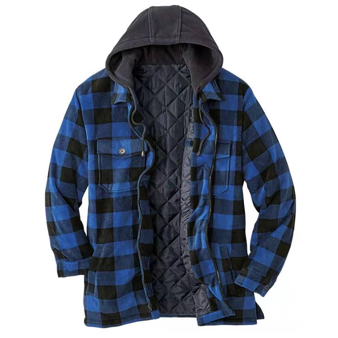 Casual Hooded Double Breasted Men's Winter Autumn Jacket - Weriion