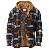 Casual Hooded Double Breasted Men's Winter Autumn Jacket - Weriion