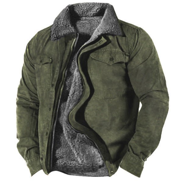 Casual Loose Fit Warm Men's Jacket - Weriion