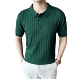 Casual Polo Shirt With Buttons - Weriion