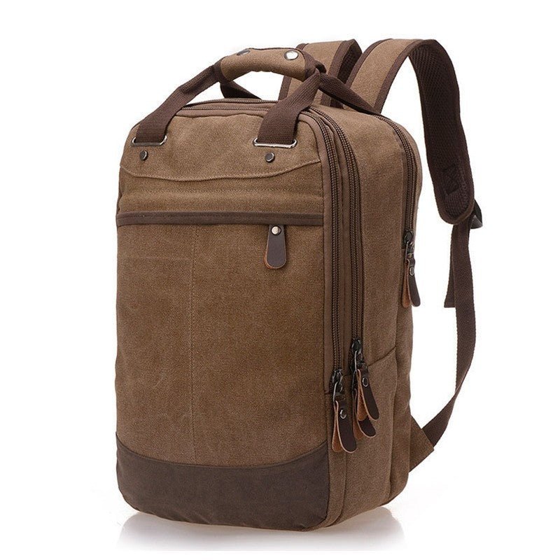 Casual Unisex Canvas Computer Backpack - Weriion