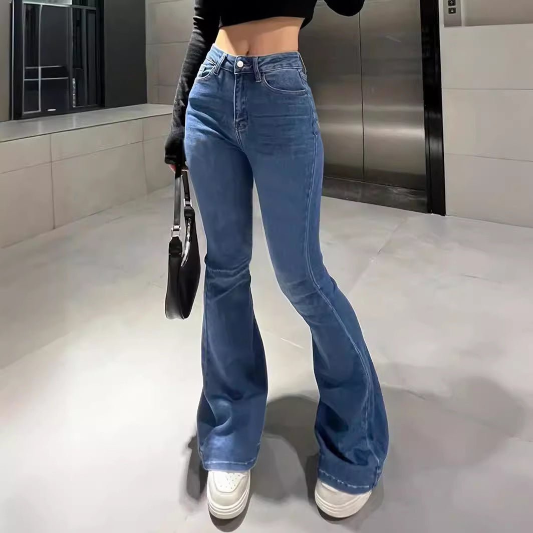 Casual Women's Denim Fabric Trousers Pants Jeans - Weriion