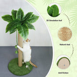 Cat Scratching Post Pole With Hanging Balls Toy - Weriion