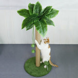 Cat Scratching Post Pole With Hanging Balls Toy - Weriion