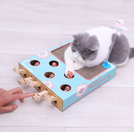 Cat Teaser Whack - A - Mole Toy - Weriion