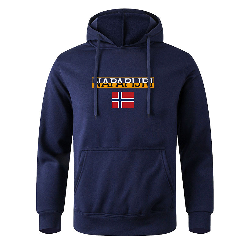 Men's Pullover Printed Sweater Casual Hoodie