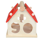 Children's Cute Wooden House Early Learning Educational Toy - Weriion