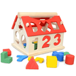 Children's Cute Wooden House Early Learning Educational Toy - Weriion