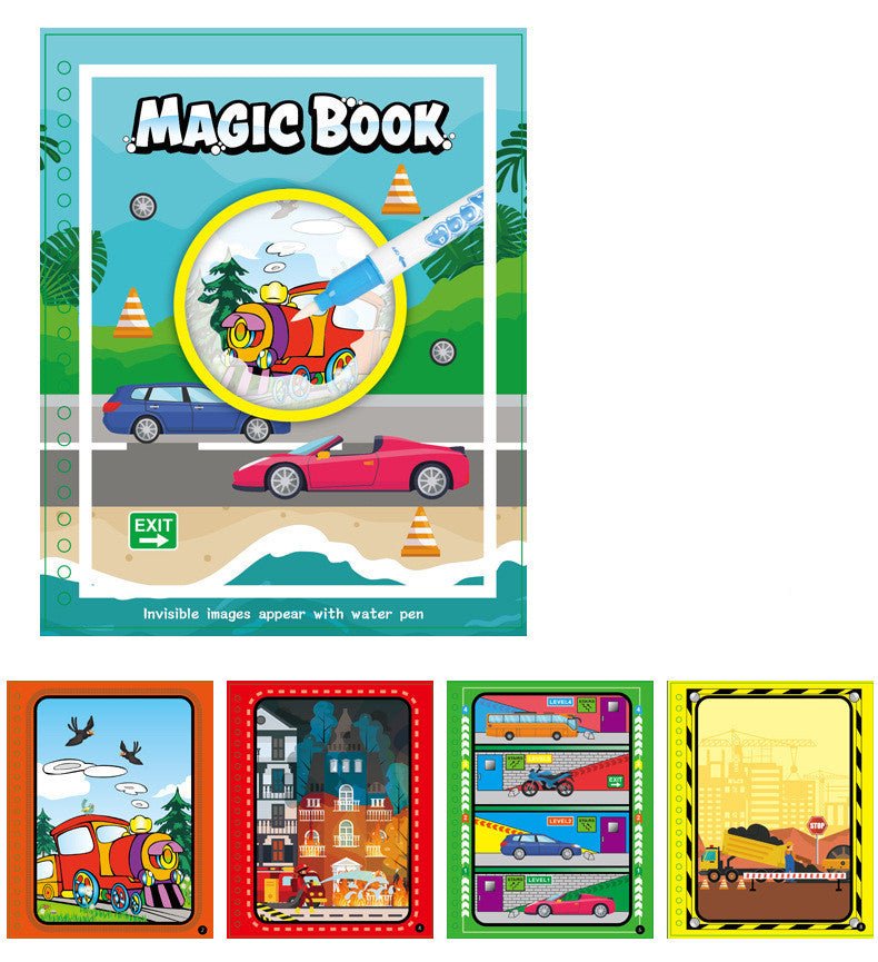 Children's Magic Water Coloring & Painting Books - Weriion