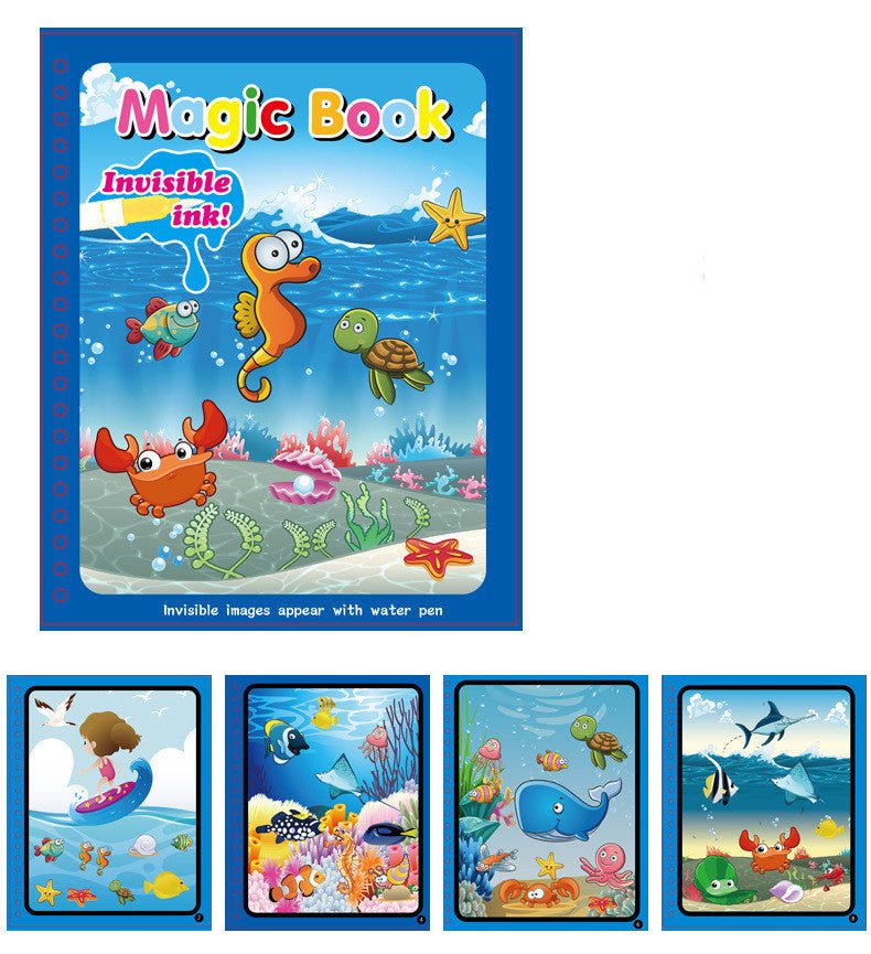 Children's Magic Water Coloring & Painting Books - Weriion