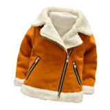 Children's Thickened Fleece Lamb Wool Coat - Weriion