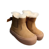 Children's Unisex Winter Fur Cotton Boots - Weriion