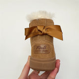 Children's Unisex Winter Fur Cotton Boots - Weriion