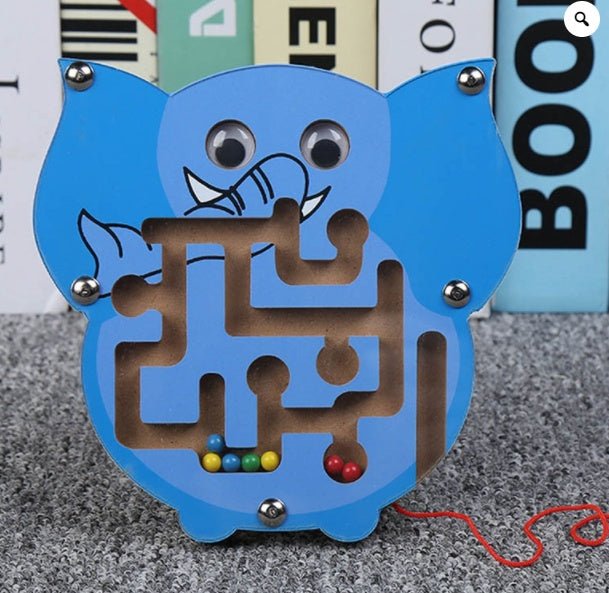 Children's Wooden Magnetic Maze Educational Toys For Early Development - Weriion